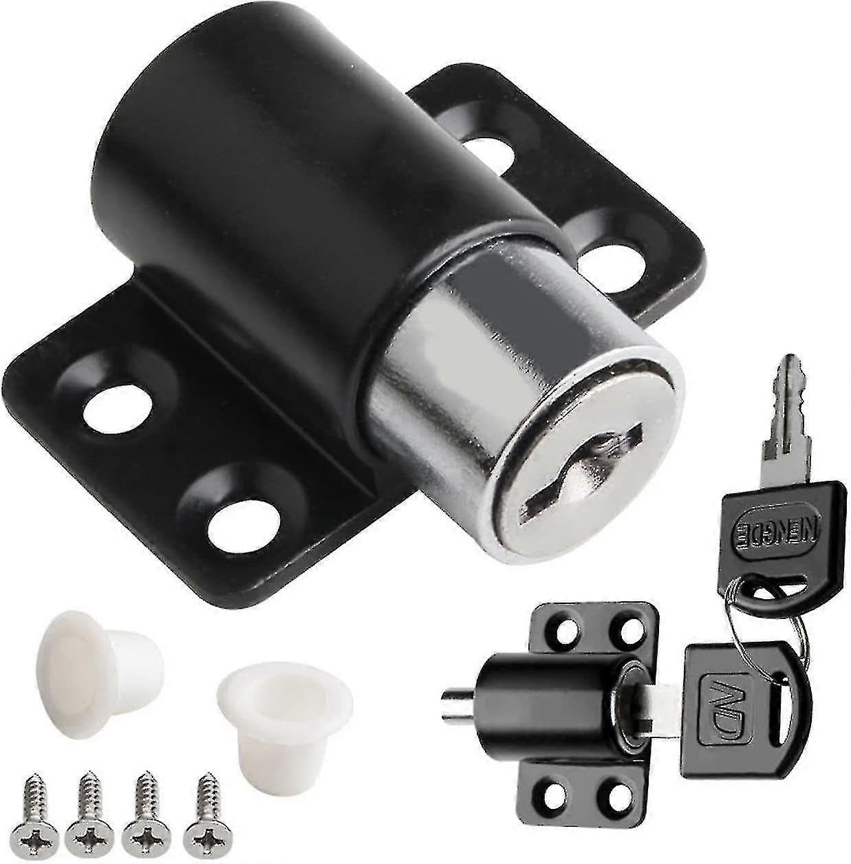 Joyhappst Image Color Sliding Ow Latch,Adjable Alloy,'S Ow,Sliding Door, Lo