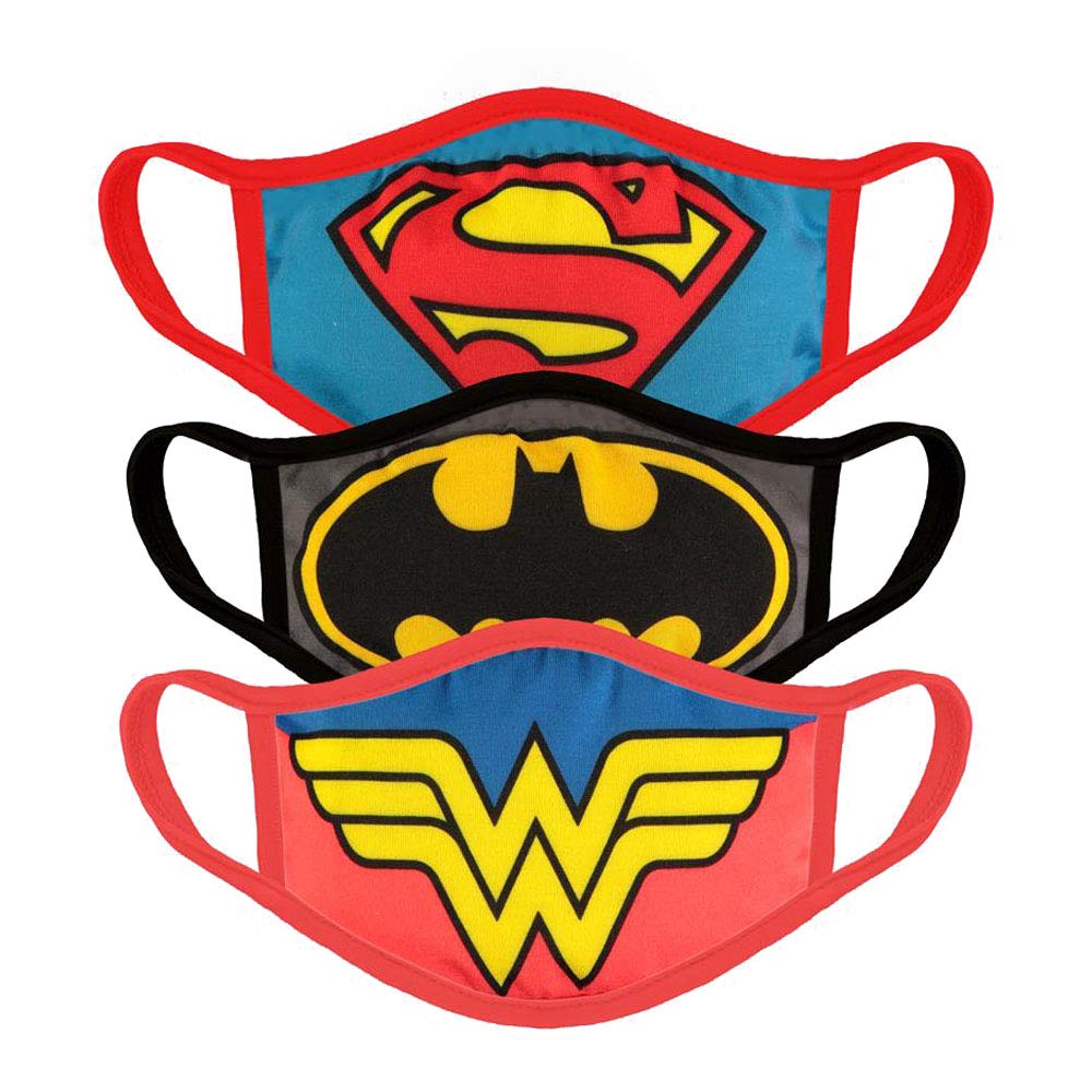 Difuzed WARNER - BATMAN - FACE MASKS (3 PACK)