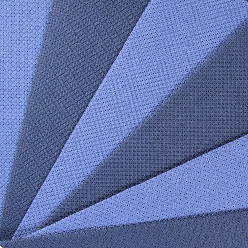 Image of KCS 6 pc of 12 inch x 18 inch(30cmx45cm) 14CT Counted Cotton Aida Cloth Cross Stitch Fabric (Jeans Blue+Navy Blue)
