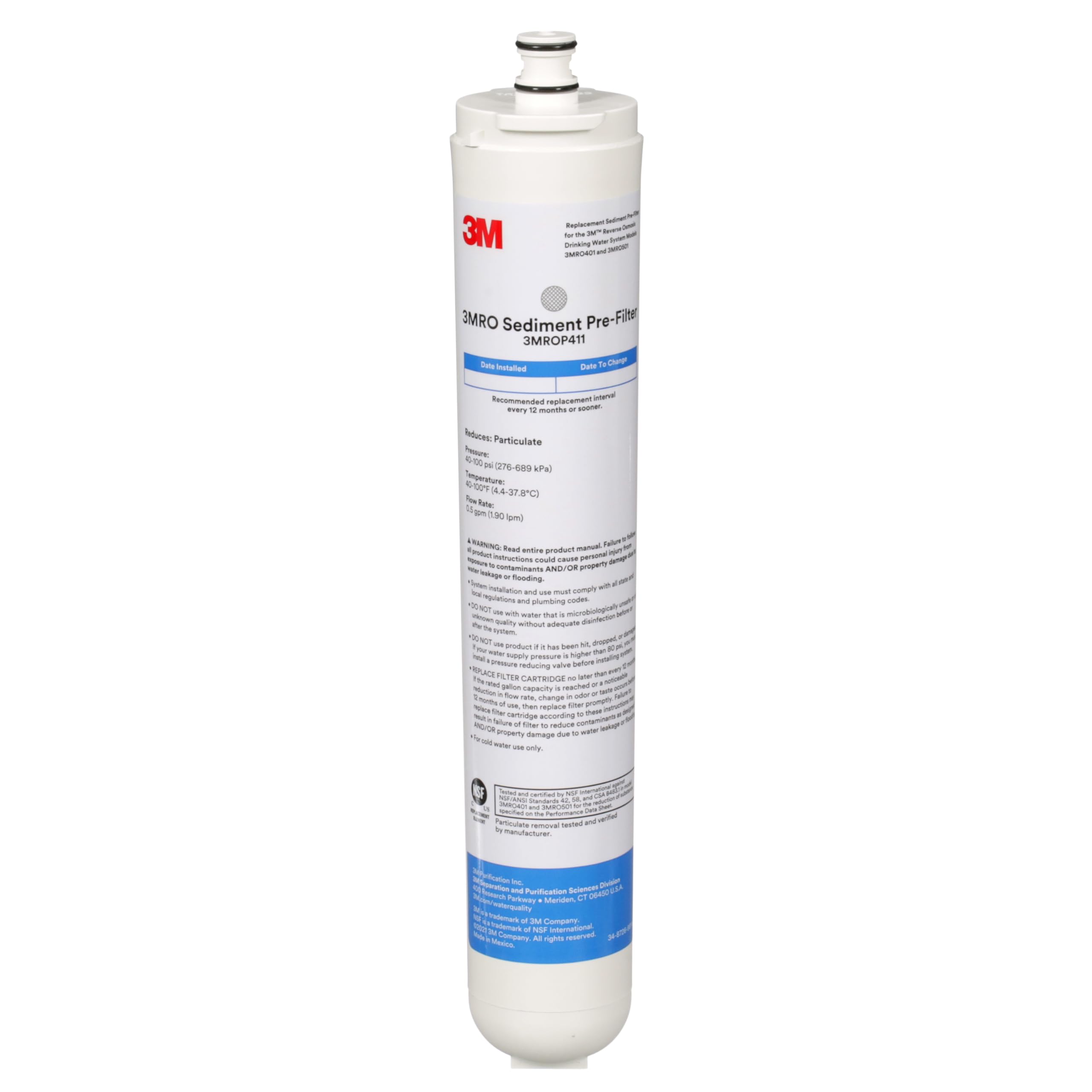 3MAqua-pure 3MROP411 20A Sediment Water Filter Cartridge by 3M Aqua-pure