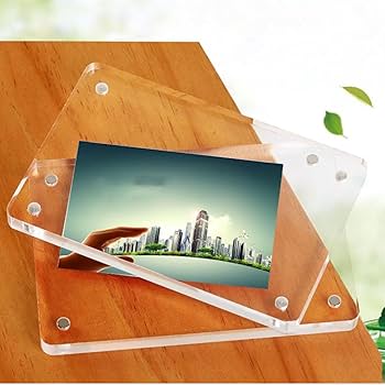 Amazon.co.jp: [XYJP] フォトスタンド 透明 写真 アクリル製 10