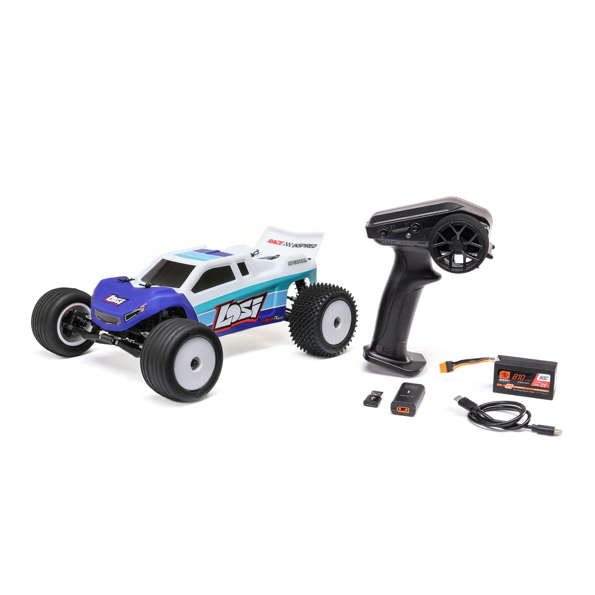 Amazon.com: Losi 1/18 Mini-T 2.0 2S 2 Wheel Drive RTR Brushless