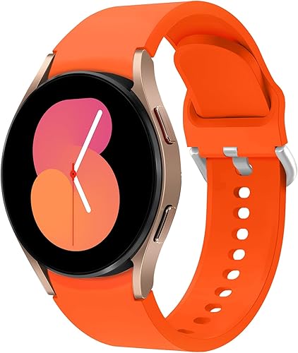 Correa para Galaxy Watch 7654 de 1.575 pulgadas, 1.732 pulgadas, para Samsung Galaxy Watch FE, correa deportiva de silicona suave para Galaxy 64,