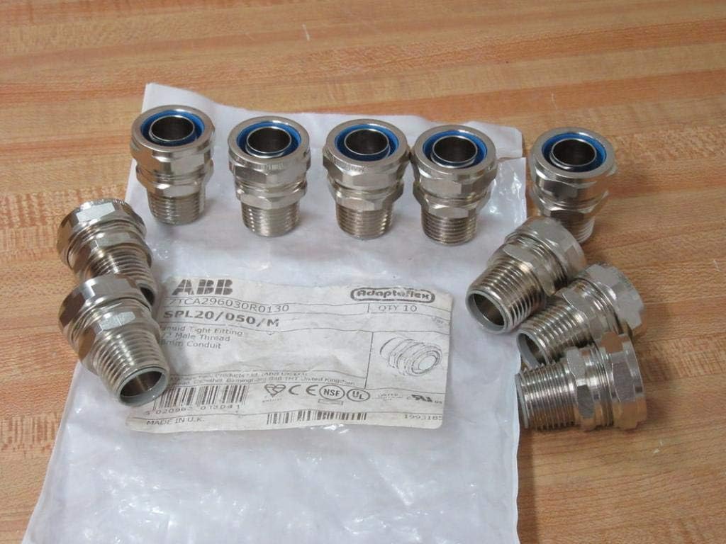 ABB SPL20/050/M Liquid Tight Fitting SPL20050M (Pack of 10)