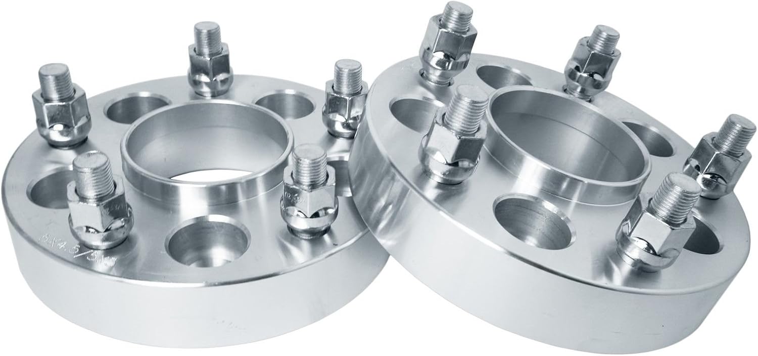 2 Pc Hub Centric 5x5 Wheel Spacer Adapters 1.50" Inch