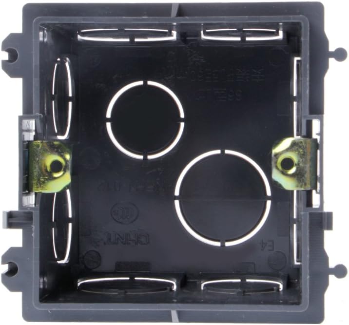 Avoir Boîte De Montage Interne Boîtier électrique Mural 86*86 Type Boîte Blanche Rouge Bleu Fil Boîte Arrière En Plastique Interrupteur Mural Prise Boîte Cachée Boite Encastrement