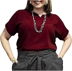 Blusa Plus Size Social Feminina Manga Curta Soltinha Camisa Social Tamanho Grande Alfaiataria Elegante