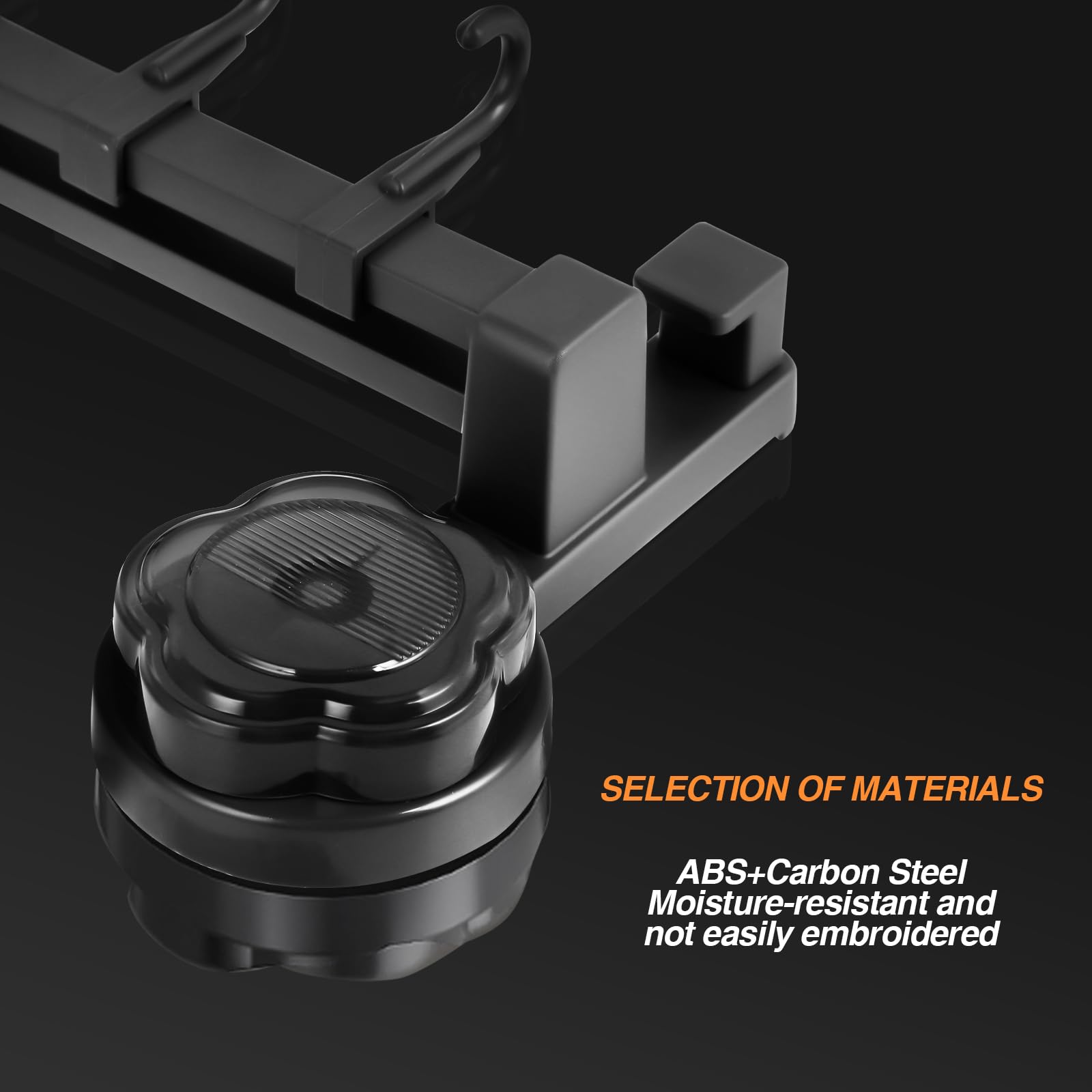 Crochets à Ventouse 4 Pièces, Sans Perçage, Adaptés à La Cuisine, à La Salle De Bain, Au Bureau Et A Chambre Gris Bronze 98973398