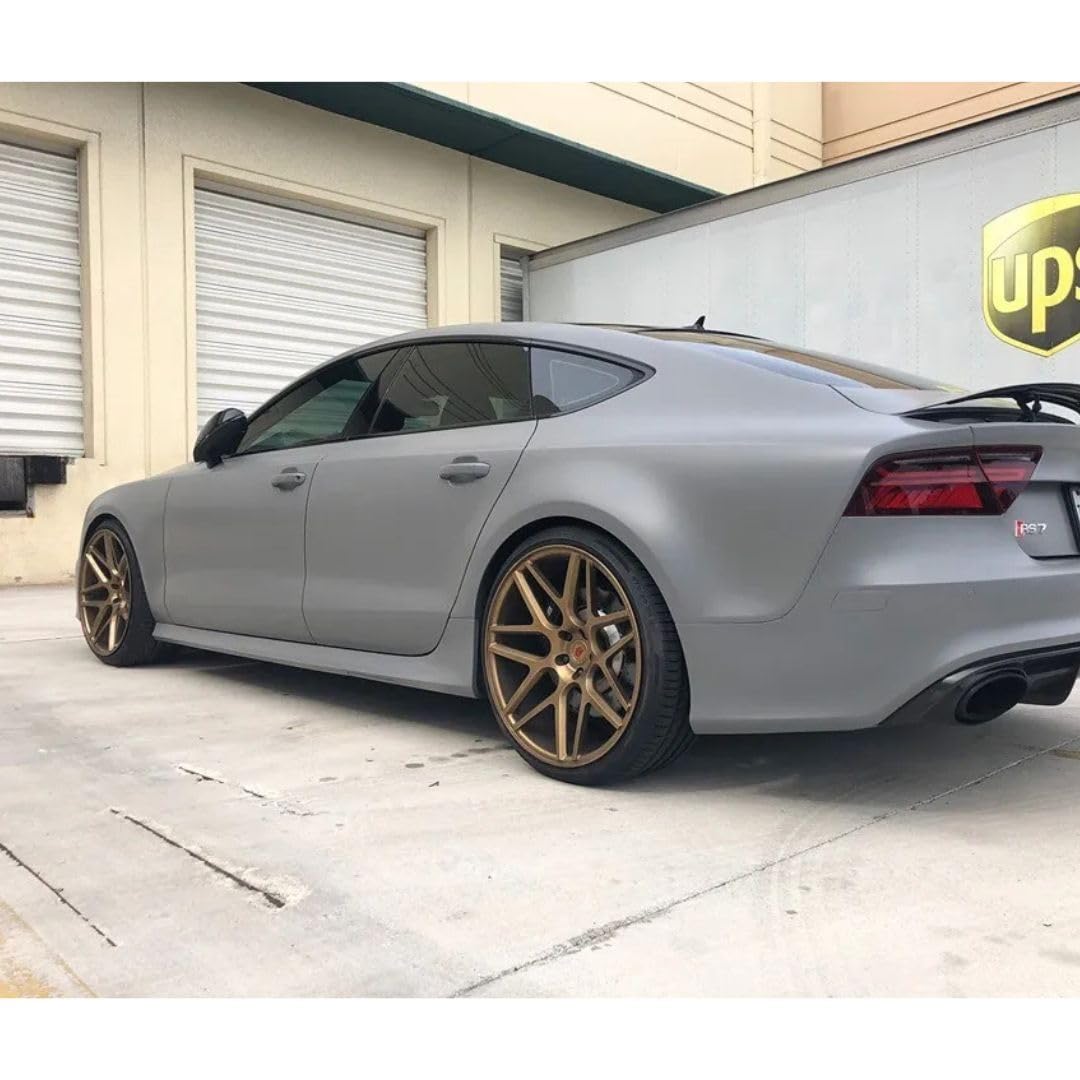 AutoFullCar Vinilo Líquido Full Dip Kit de Pintura con Pistola Eléctrica FD650 Pack Completo Para Pintar tu Coche y Superficies Automoción con Acabado Mate (Nardo Grey, Coche Berlina)