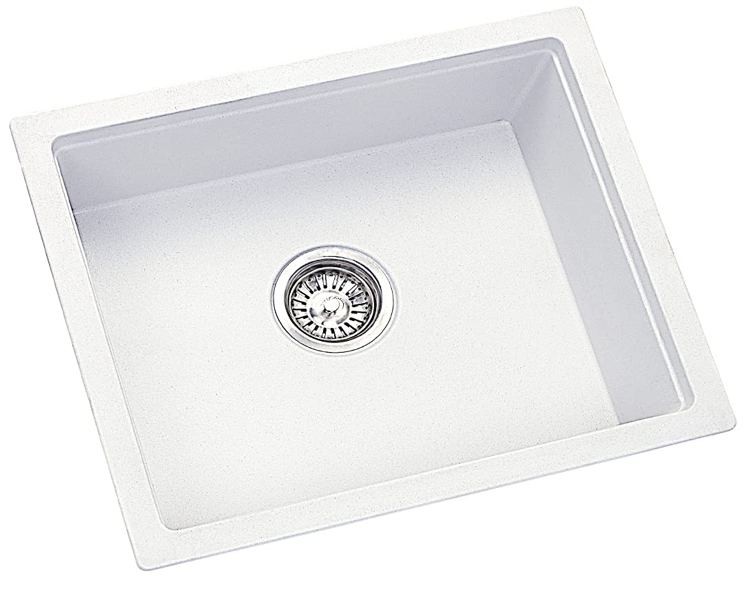 SHISHA Quartz Kitchen Sink, 18 x 16 Big Bowl, White (B093F9WPJL) Amazon Price History, Amazon Price Tracker