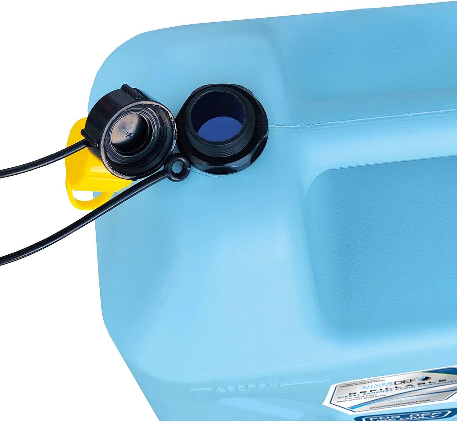 Diesel Exhaust Fluid Refillable DEF Jug 5 Gallon Silver Transfer