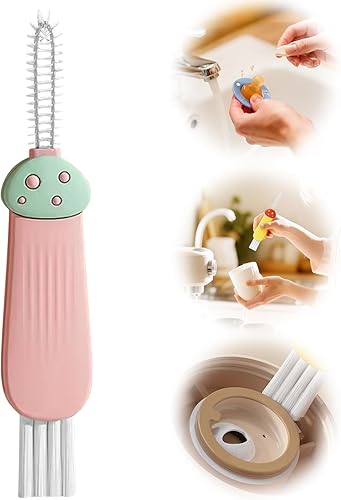 Miniatura 11 de Cepillo de limpieza 3 en 1 para tapa de tazas, 2025, nuevo limpiador multifunción para tapa de tazas para espacio de botella, herramientas de