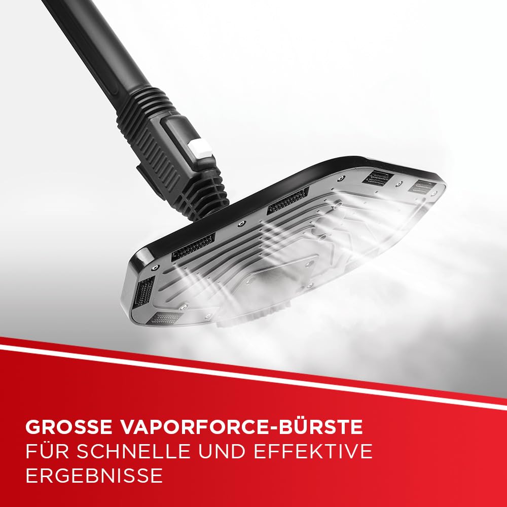 Polti Vaporetto Smart 120, Dampfreiniger mit Kessel, 4 bar Druck, maximale Leistung 1500 W, herausnehmbarer 2-Liter-Tank, Aufheizzeit 2 Minuten, 14 Zubehörteile inklusive, Weiß und Schwarz