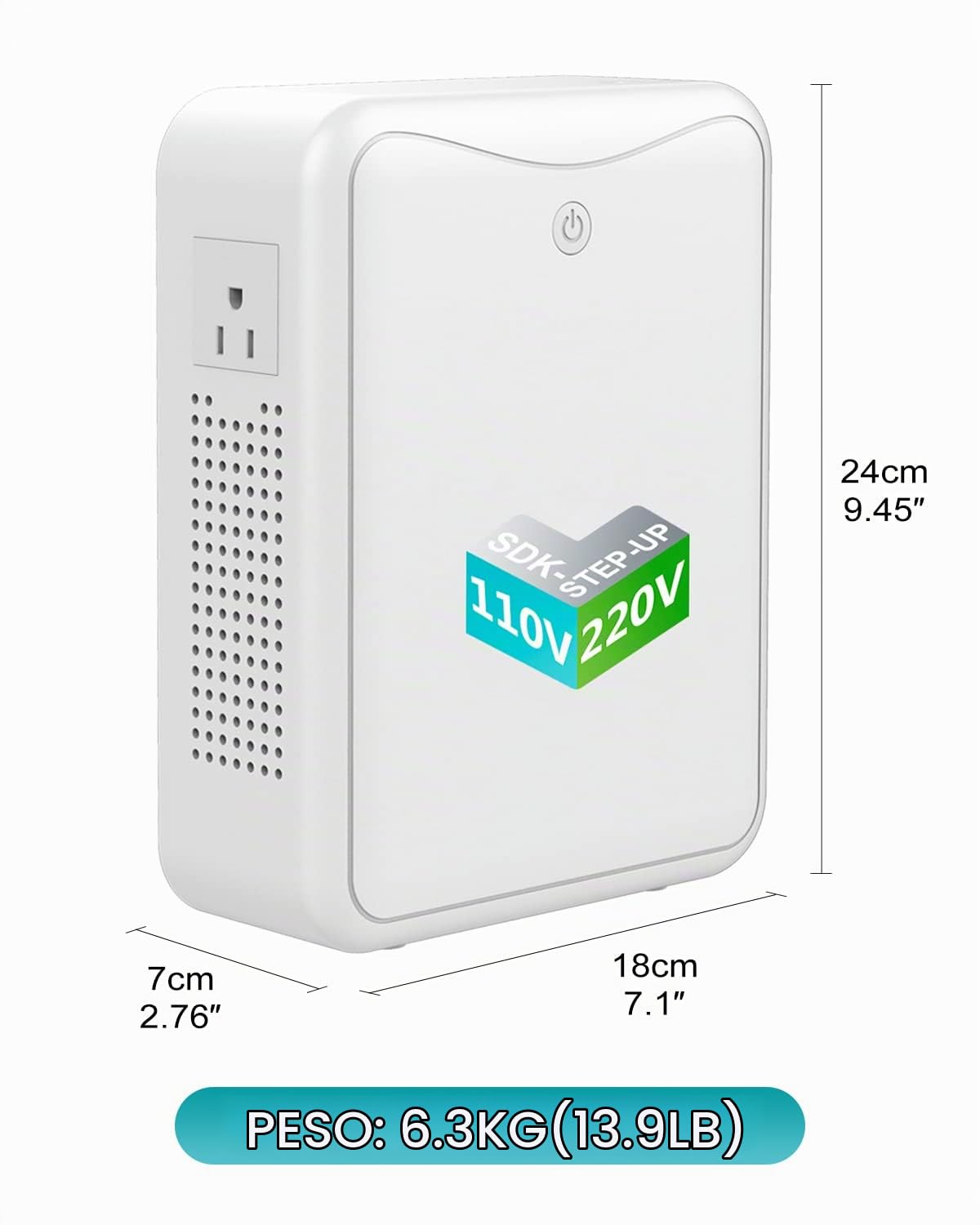 ZHENGXI ELECTRIC 2000W 230v a 110v convertidor de voltaje EE.UU. ，Step Down transformador convertidor de voltaje 220v-240v a 110v-120v