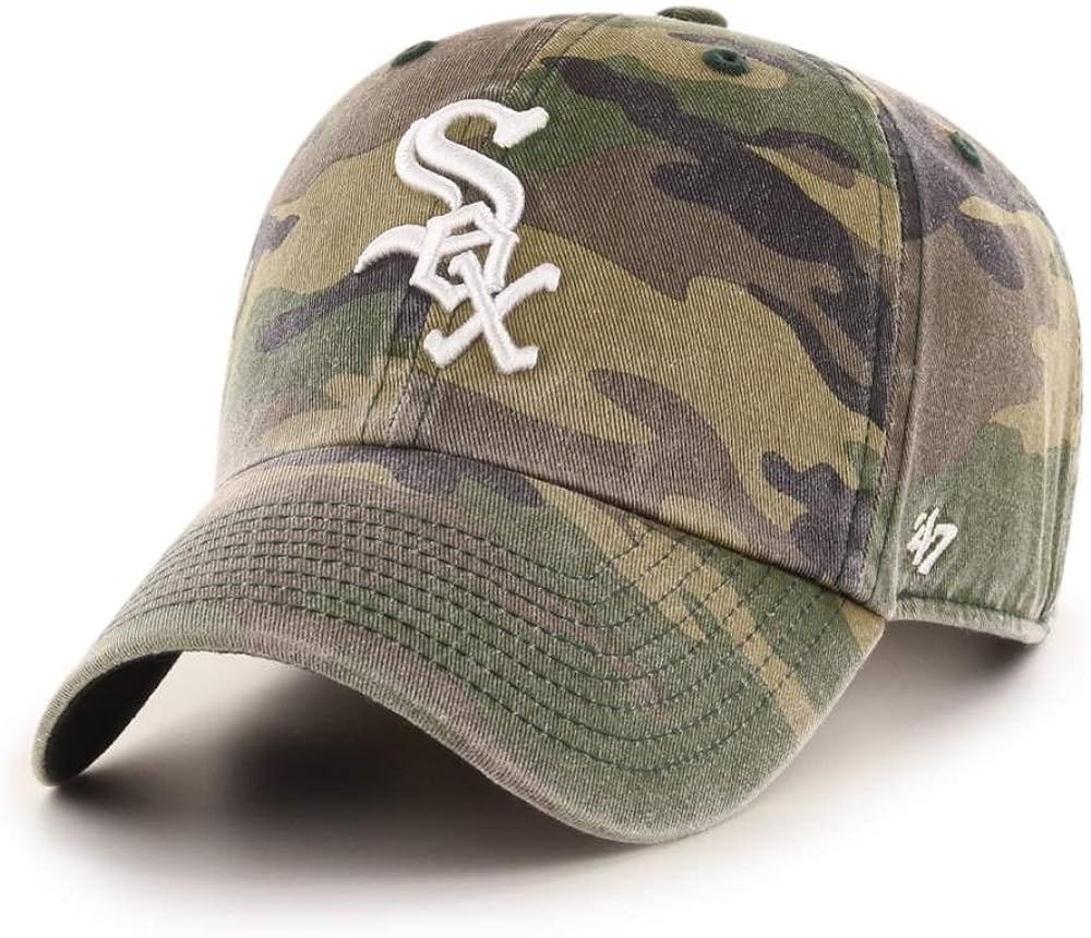 47MLB Unisex-Adult Black/Black Clean Up Adjustable Hat Cap - One Size