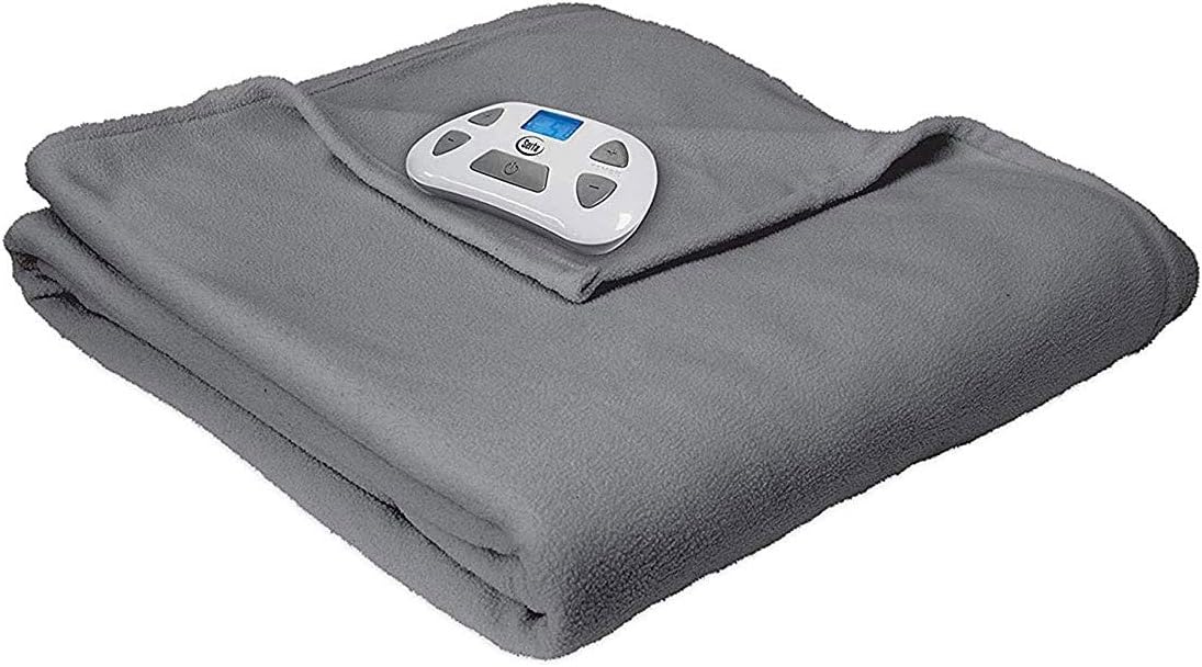 Serta Heated Electric Fleece Blanket with Programmable Digital