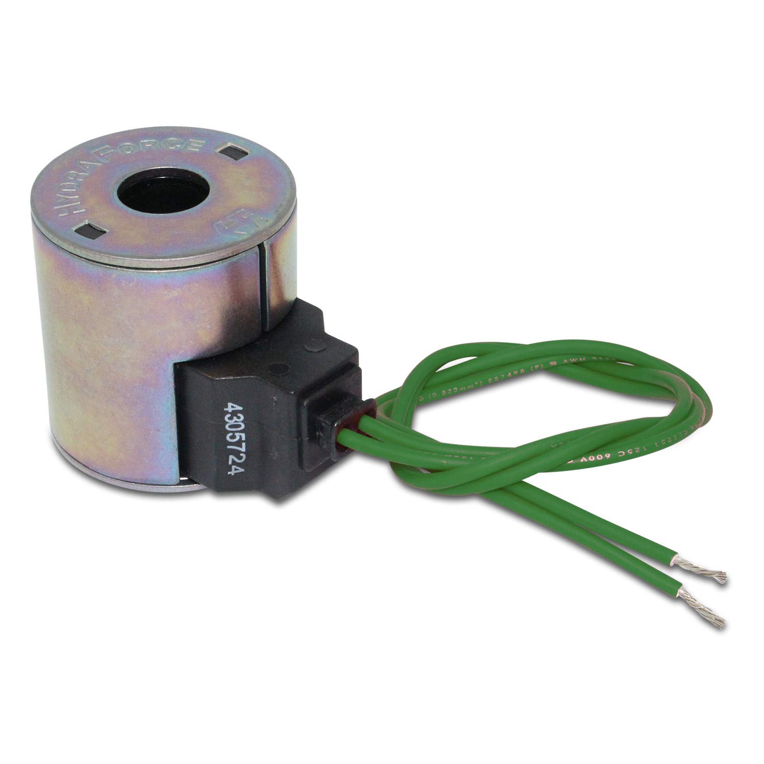 HydraForce 4305724 Solenoid Valve Coil, Wire Leads, 24v DC, 10 
