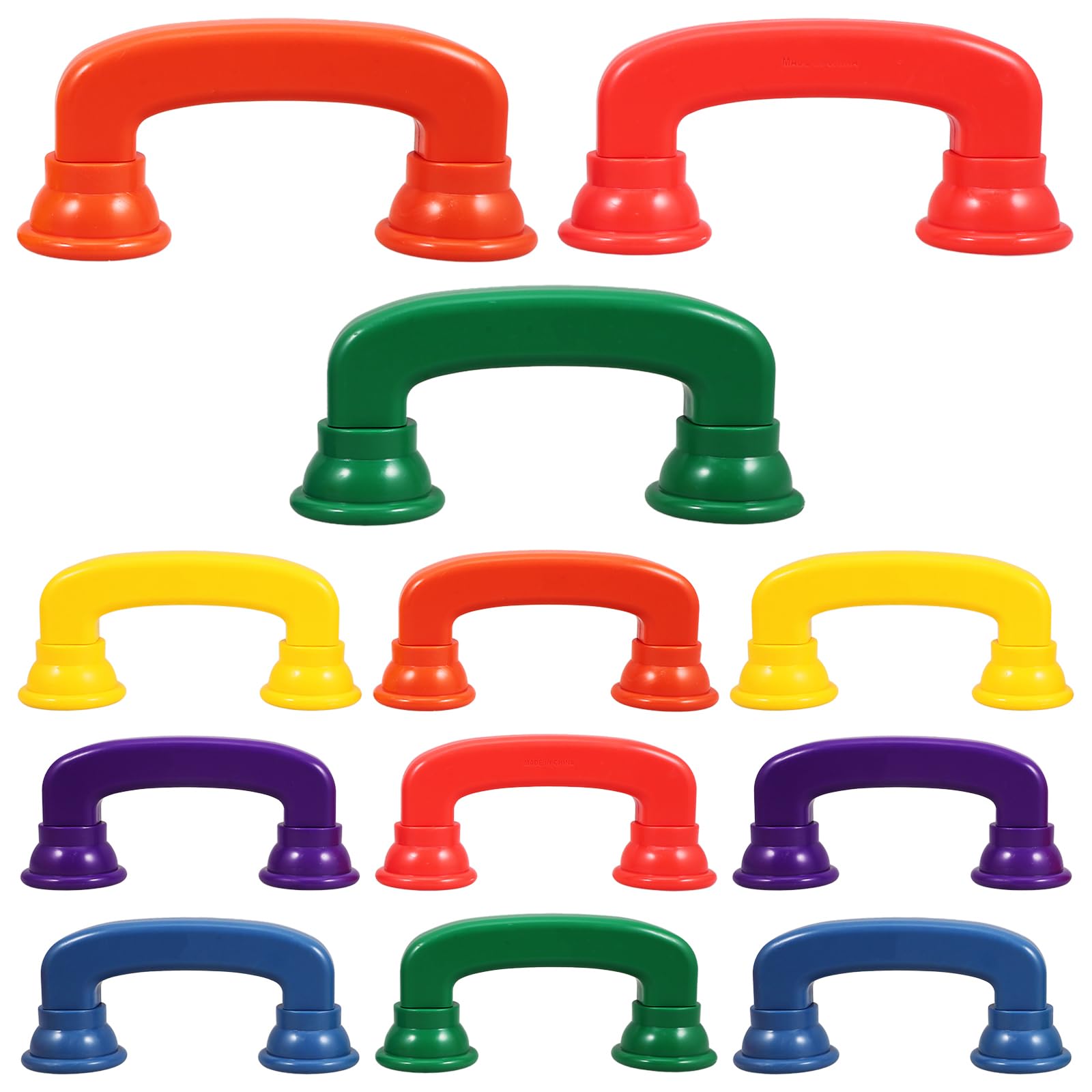 12 Piezas de Teléfono Susurrante de Plástico Abs, Juguete Educativo de Colores para Niños Bordes Suaves y Diseño Brillante Aula Hogar