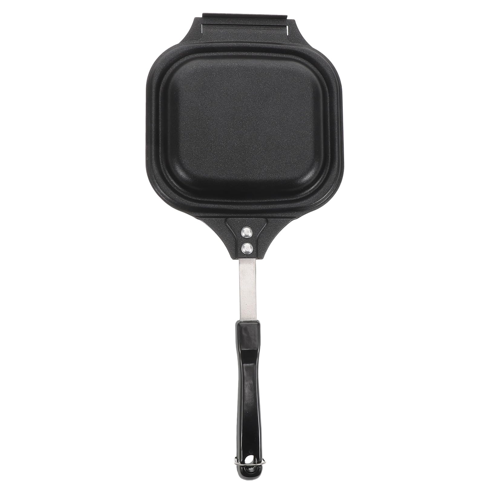 Sartén Desmontable Doble de Hierro Negro para Sándwiches