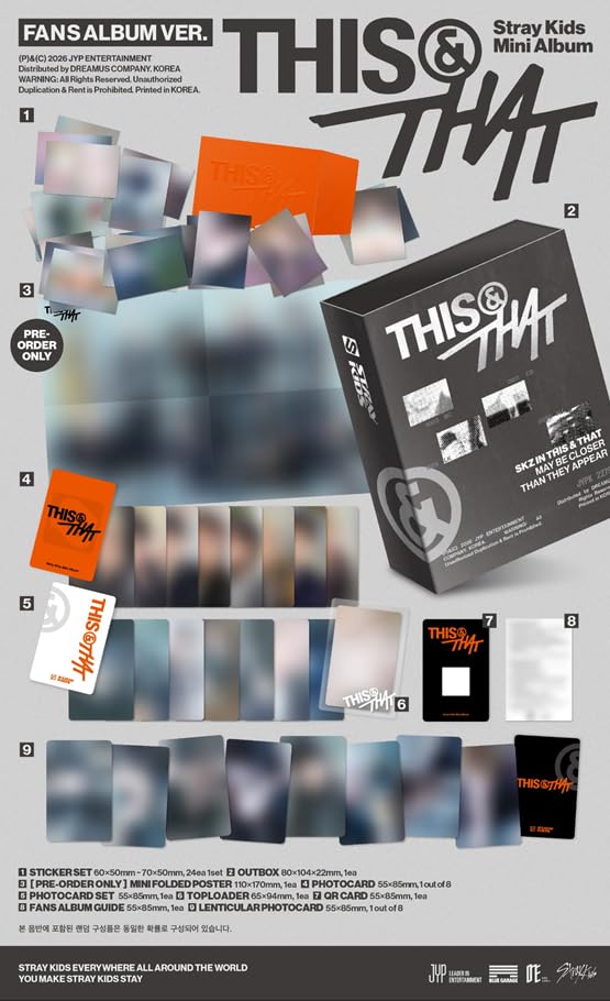Amazon.co.jp: [ FANS ALBUM VER. ] STRAY KIDS - Mini Album [ THIS