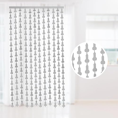 Miniatura 10 de Paquete de 2 cortinas de flecos de papel de aluminio dorado de 3.3 x 6.6 pies, cortinas de fondo para decoración de despedida de soltera, decoración