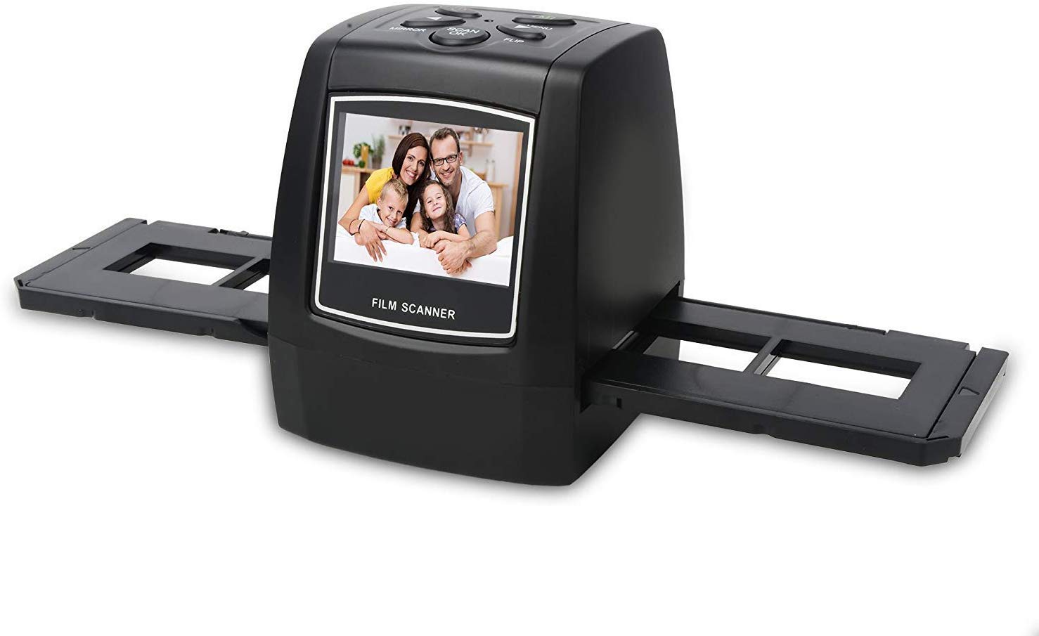 DIGITNOW! Scanner de Diapositives et Négatifs 35 mm,5MP/10MP Film et Diapo Convertisseur avec 2,4''LCD - Pas d'ordinateur Requis