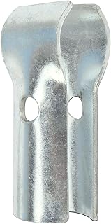 10 Pack (5 Pairs) 1-3/8" x 1-3/8" Panel T Clamp, 2.9mm Thickness Carbon Steel End Rail T Pipe Clamp, 4" Length Chain Link Fence Clamp, Fit OD 1-3/8" (32mm-34mm) Pipe