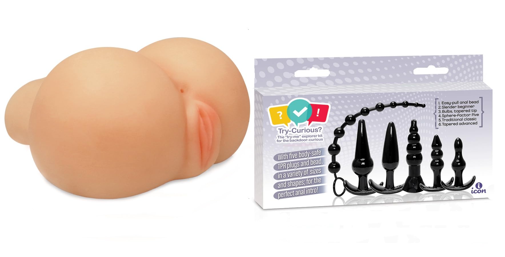 Amazon.com: Sex Toy Couples kit of Doggy Style Dream Ass & Pussy Masturbator and Icon Brands Try-Curious Anal Plug 6 Piece Kit Black : Health & Household Amazon.com: Sex Toy Couples kit of Doggy Style Dream Ass & Pussy Masturbator and Icon Brands Try-Curious Anal Plug 6 Piece Kit Black : Health & Household