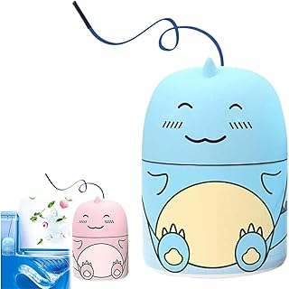 Toilet Wonder Limpio y Fresco, Adorable Botella con Forma de Dinosaurio, Desodorante for Inodoros y Ambientadores con Aroma a Océano, Jazmín y Melocotón(Sky Blue Ocean)