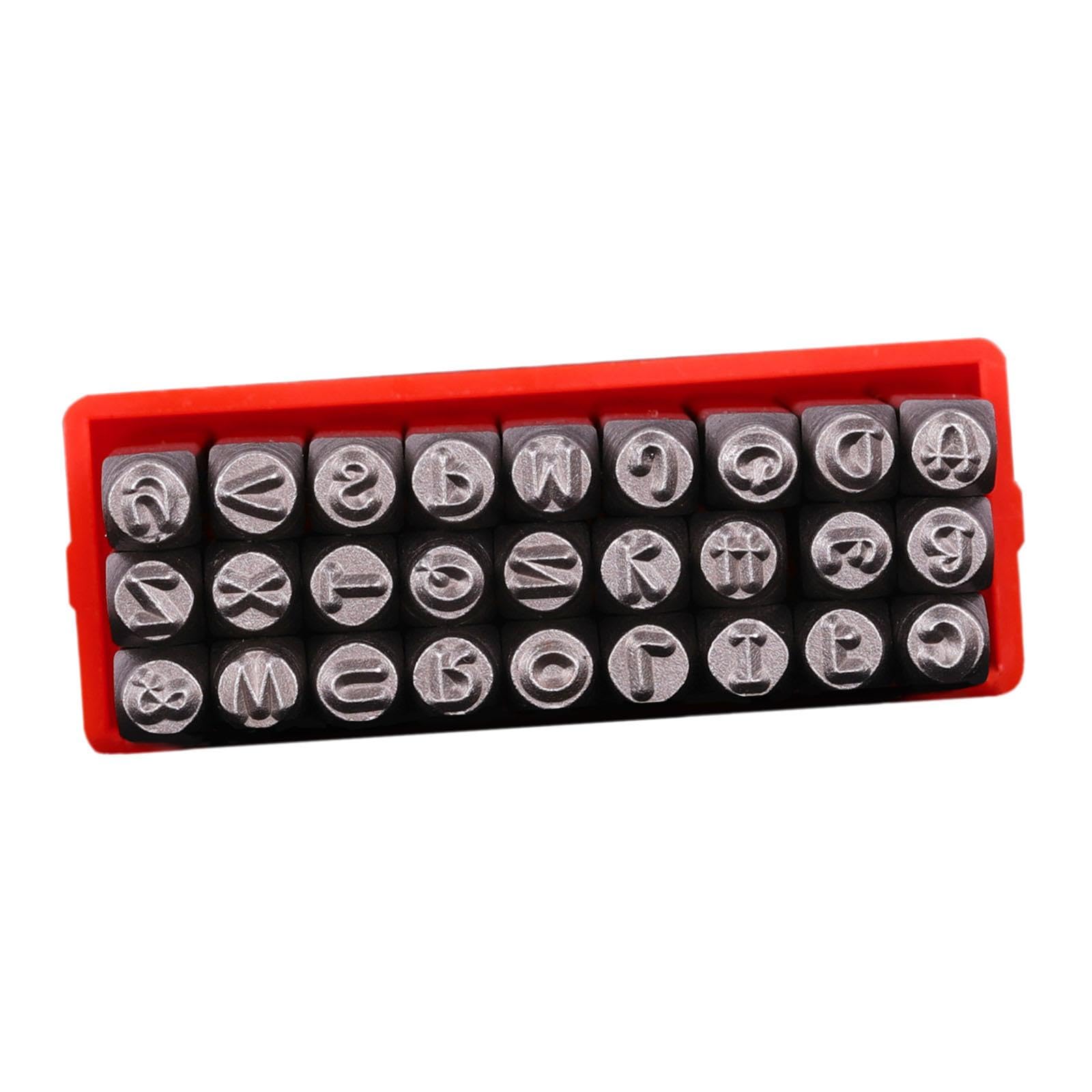 Metal Stamp Set Pressing Die Steel Alphabet Stamp Set for DIY Jewelry Making Uppercase Letters|Home & Garden|Tools|Hand Tools|Punches-image-38