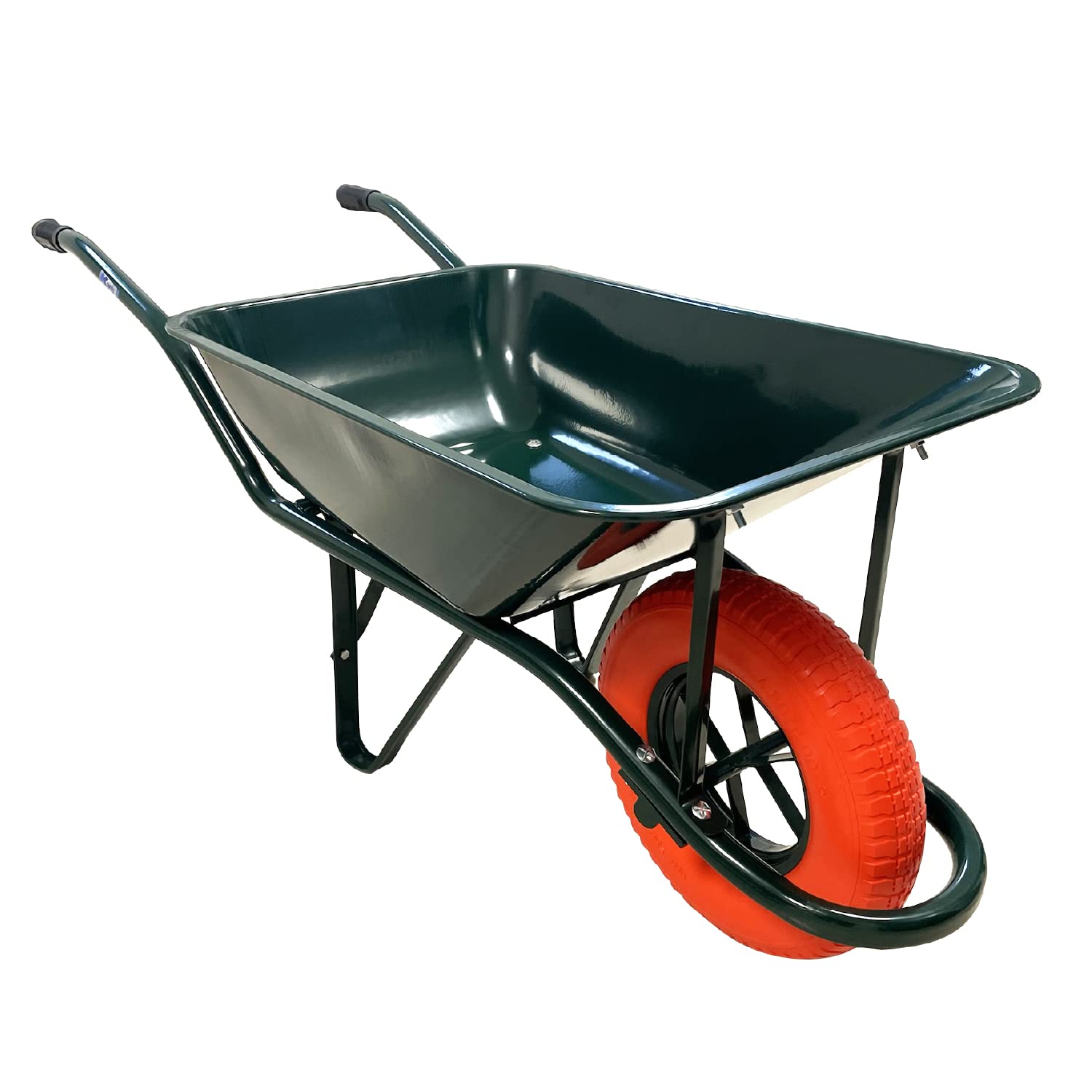 KELI - Brouette Rénovation Roue Increvable, 75L, Chariot de Transport, Poignées Ergonomiques, Usage Intensif