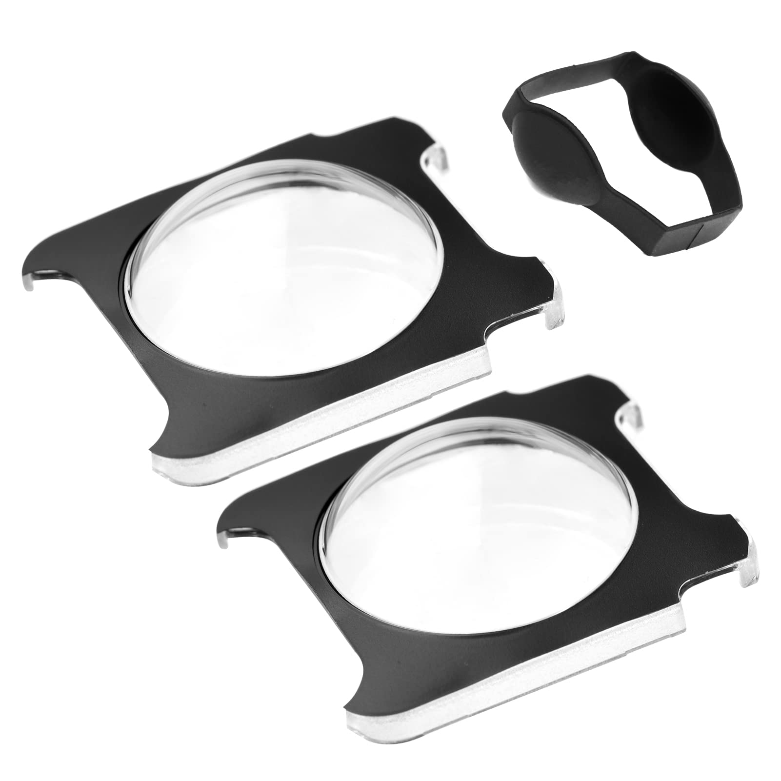 Andoer 2 protectores de lente de cámara panorámica, protector de lente compatible con cámara Insta360 ONE R/RS