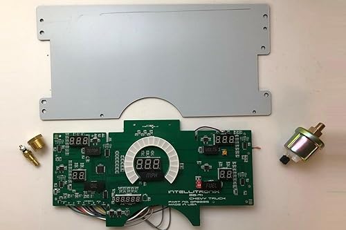 Miniatura 3 de Intellitronix DP6005B Panel de Medidor Digital LED 1988-1991 Chevy Truck Royal Blue