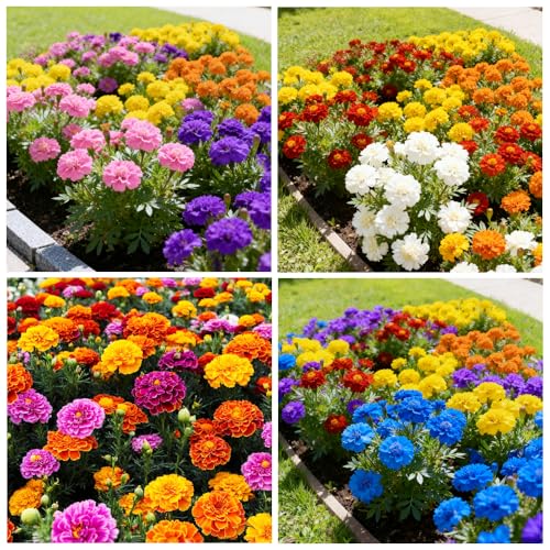 980+ Perennial Marigold Flower Plant Seed Outdoor-Attracts Bees&Butterflies Fragrant Butterfly