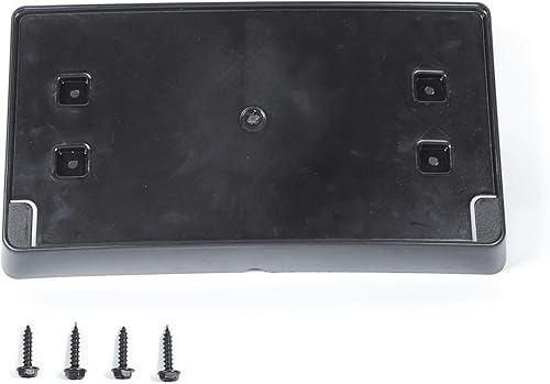 Voodonala Soporte de montaje de placa delantera para Jeep JL 2018-2022 Jeep JL JLU y Gladiator JT ABS negro