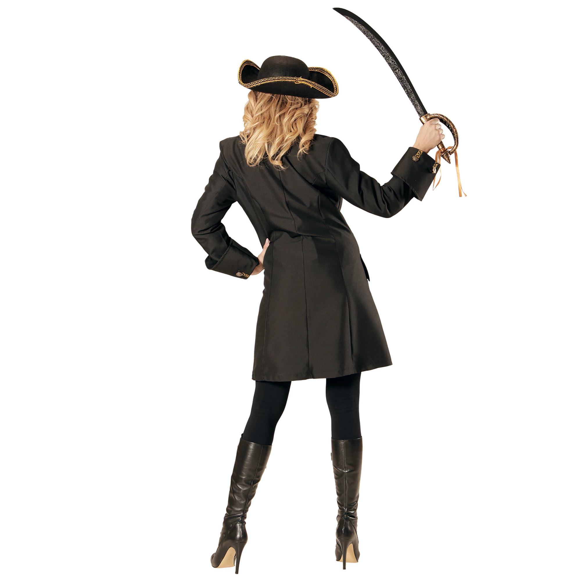 W WIDMANN MILANO Party Fashion - Costume de pirate capitaine, manteau, pirate, mariée pirate