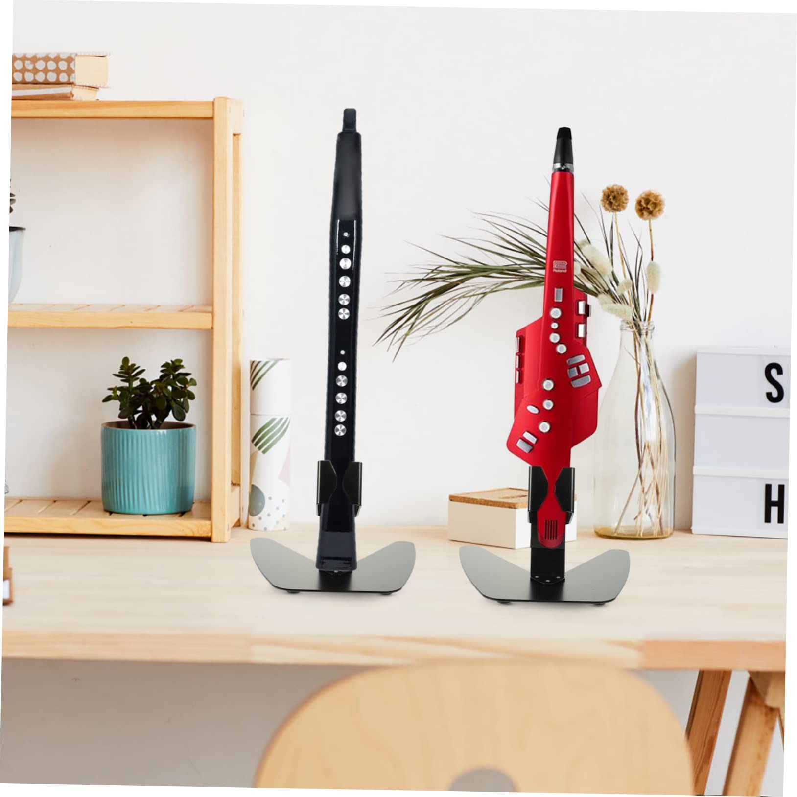 TOYANDONA Supporto Per Strumento Fiato Digitale in Ferro Supporto Da Tavolo Per Custodia Per Flauto Scaffale Per Riporre Oggetti Domestici Design Anti-scivolo Cuscinetto Flessibile Adatto Pe