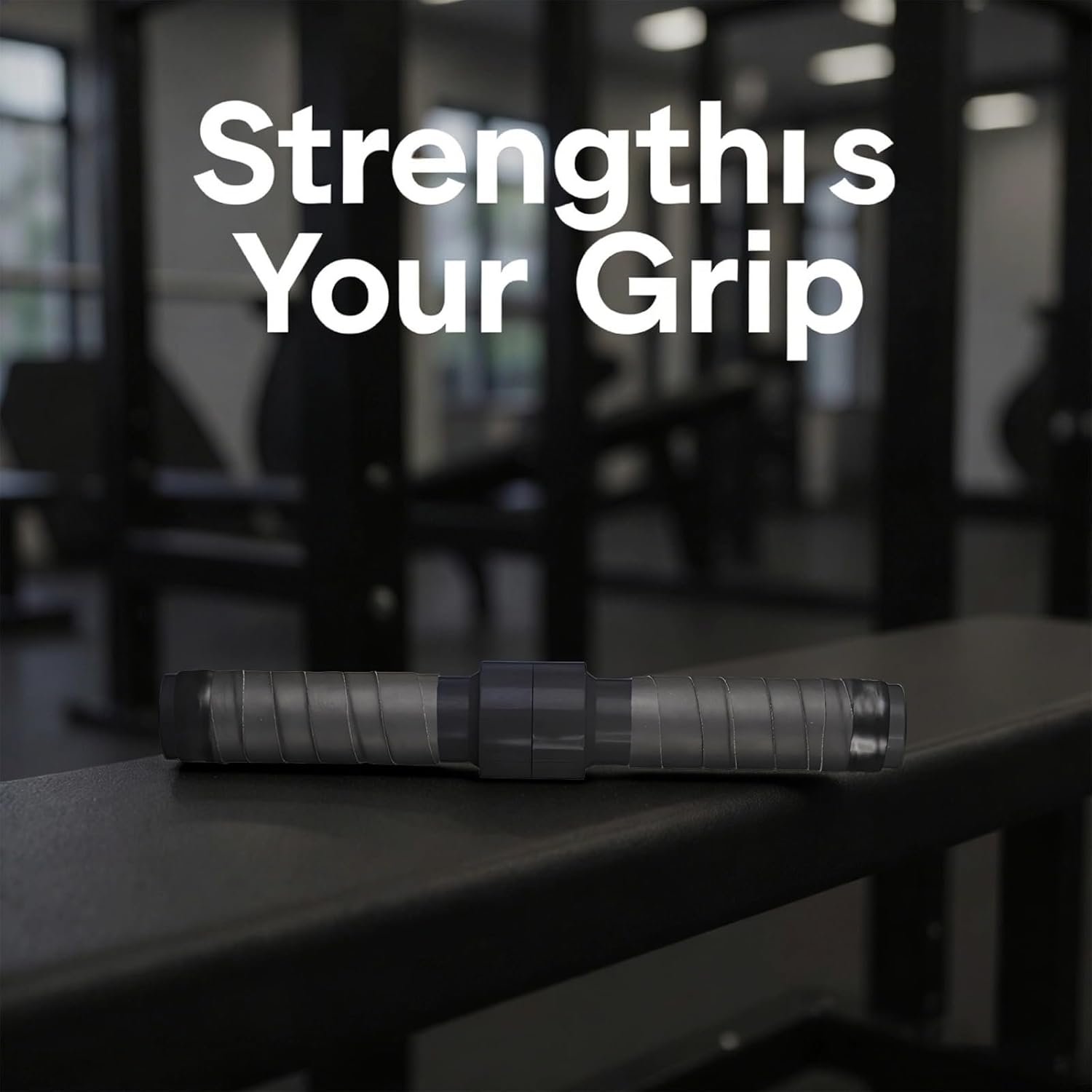 Adjustable Wrist Strength Trainer, 33 Lbs/15 Kg Dumbbell, 304 Stainless Steel, Black, Wrap-Around Handle, Wrist Strengthener, Physical Therapy