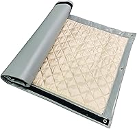 LTCANOPY Temporary Soundproof Barrier 39.3"x78.7" - Construction Noise Control Screen, 28dB Reduction, Waterproof & Fire-Resistant Grey