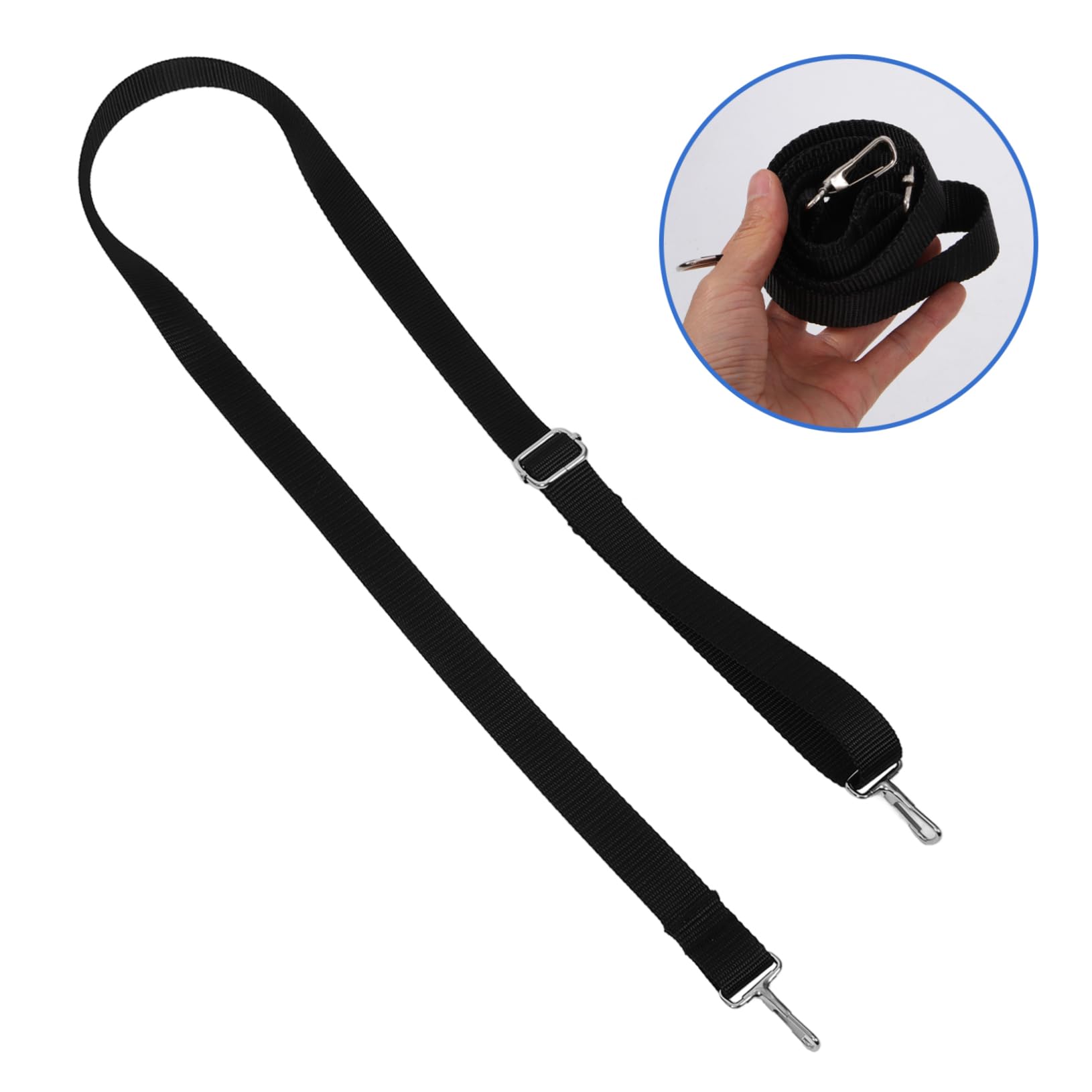 Anneome 2 Pcs Awning Fixing Straps Surfboard Straps Bungee Cords for Fixing Bungee Straps Elastic Bungee Rope Cargo Straps Elastic Bungee Cords Bungee Cords with Hooks Nylon Webbing Black