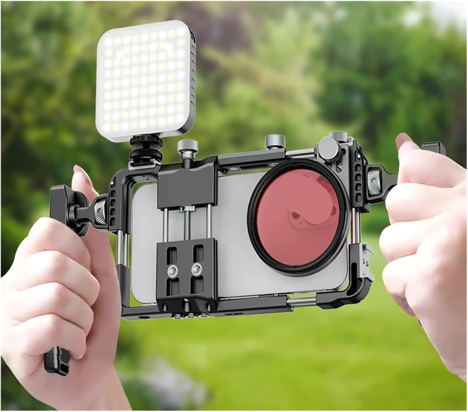 Multi Functional Mobile Phone Plastic Filter Holder Fill Photography Vlog Sets
