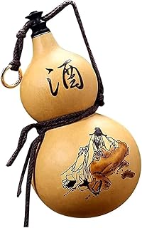 Botella de calabaza,jarra de calabaza de vino natu Botella de agua portátil for exteriores, agua y vino, calabaza medicinal, hervidor de corcho, antifiltración de cera de abejas (color: blanco, tamaño