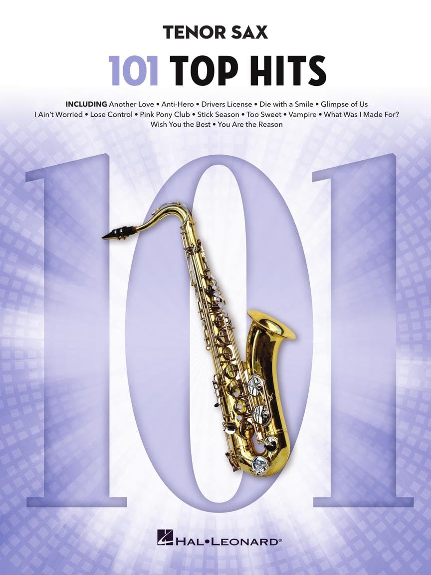 101 Top Hits for Tenor Sax Tenor Saxophone Book  Hal Leonard