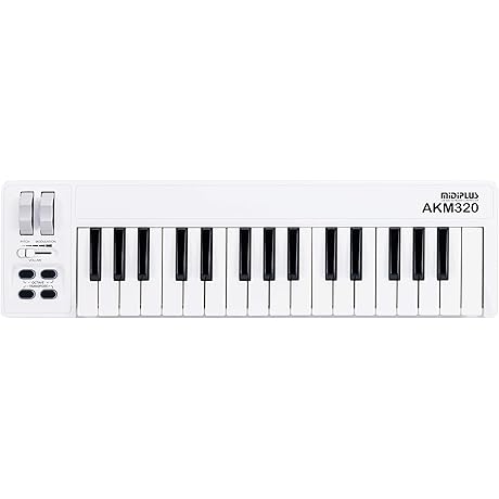 AKM320 MIDI Keyboard Controller: Unleash Musical Creativity in White