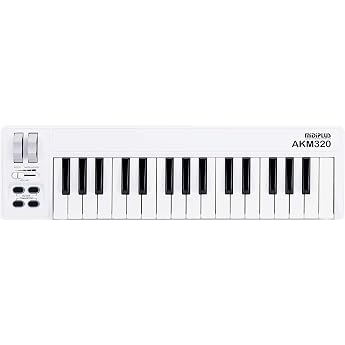 midiplus AKM320 MIDI Keyboard Controller, white