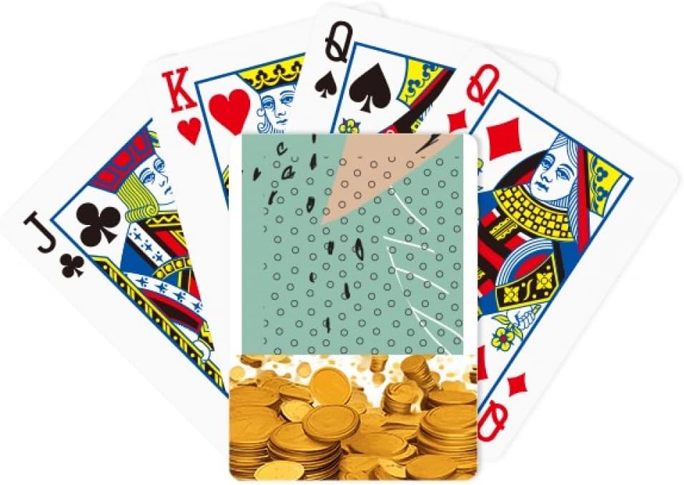 Dot s Art Pattern Gold Playing Card Classic Game