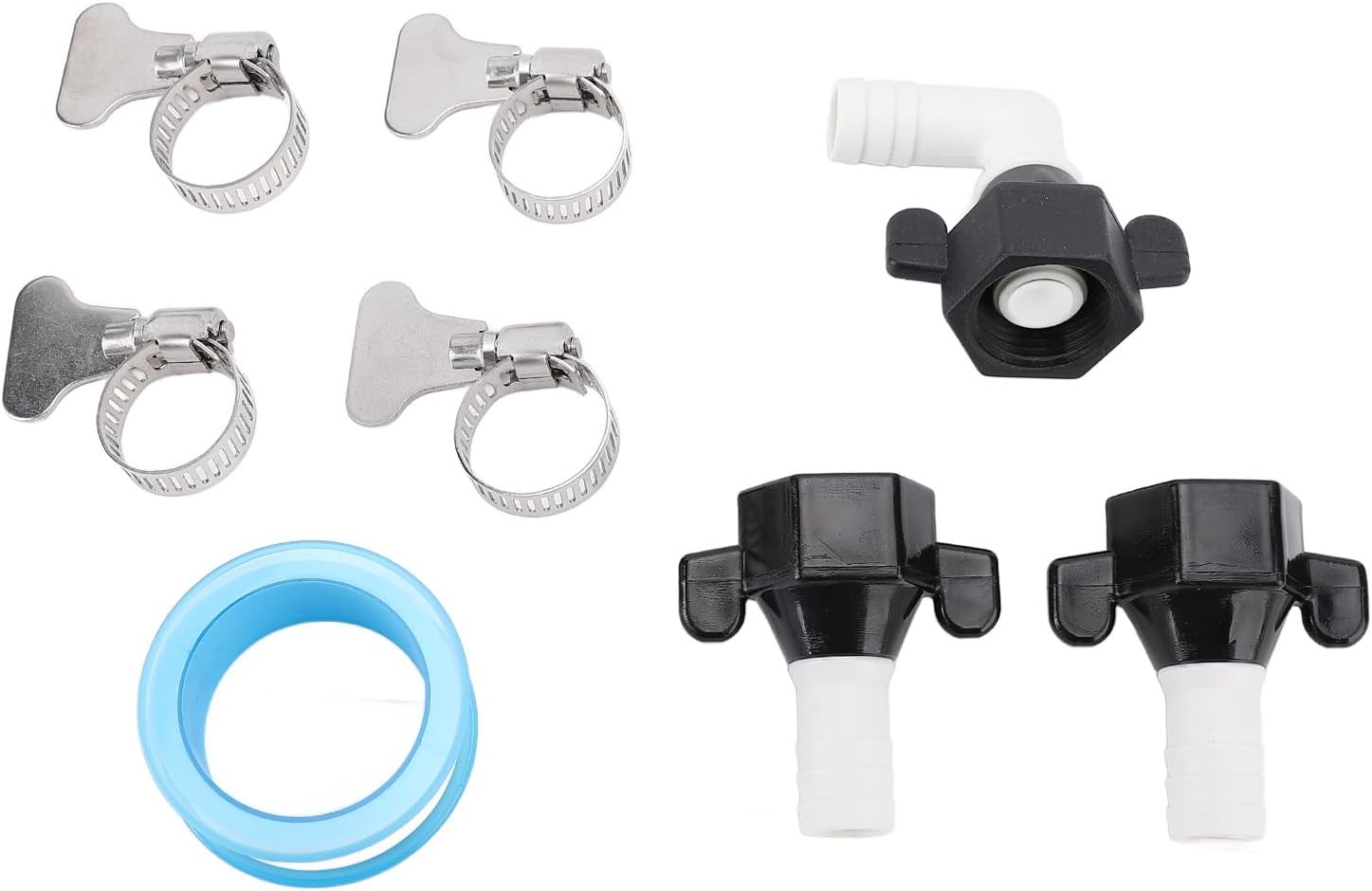 Mini Pressure Tank with Clamps Pre Pressurized Accumulator Tank for RV Boat Trailer Maximum 125PSI
