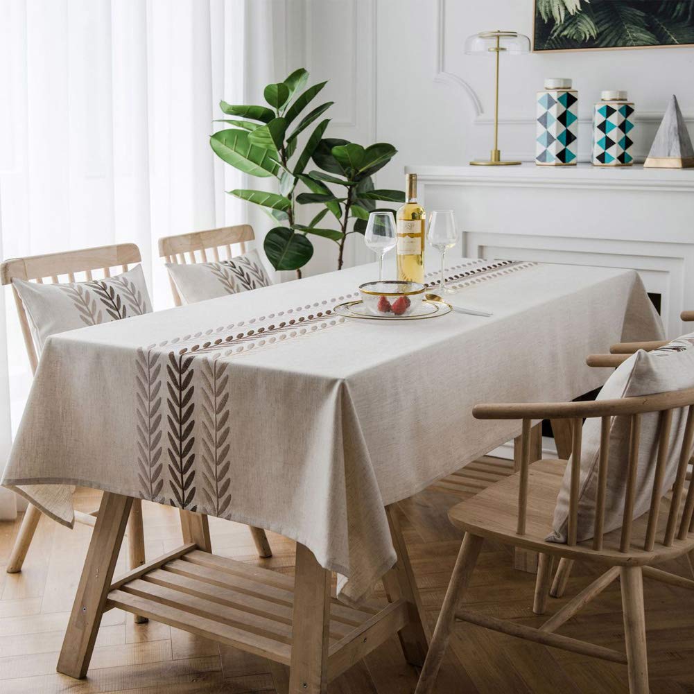 Amazon｜Bringsine ヴィンテージ風テーブルクロス リネン 長方形