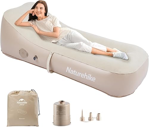 Naturehike Sofá de aire autoinflable, tumbona inflable, sofá inflable, sofá con colchón de aire, para campamento de lujo, senderismo, picnic, tienda disponible en Yaxa Peru