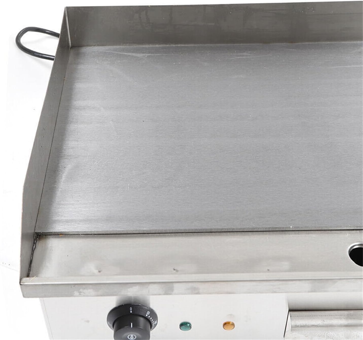 29" Commercial Electric Griddle, 3000W Electric Countertop Griddle for Restaurant Home Kichen Eggs Pancakes Hamburgers Double Control Electric Griddle Cooktop Heating 572°F (300℃)